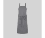 100046 delantal peto reciclado gris