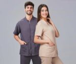 Casaca sanitaria peluquería y estética elegante