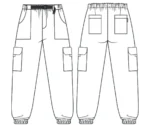 700059 pantalon trabajo laboral