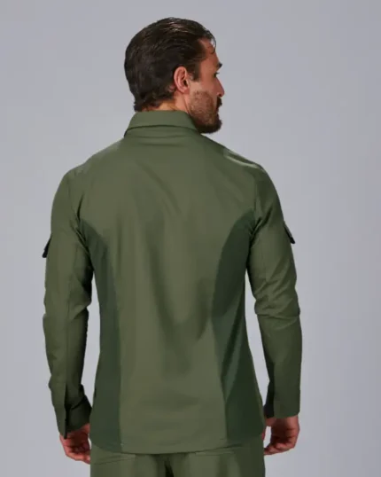 930042 chaqueta cocinero verde