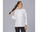 930047 chaqueta cocinera manga larga blanca