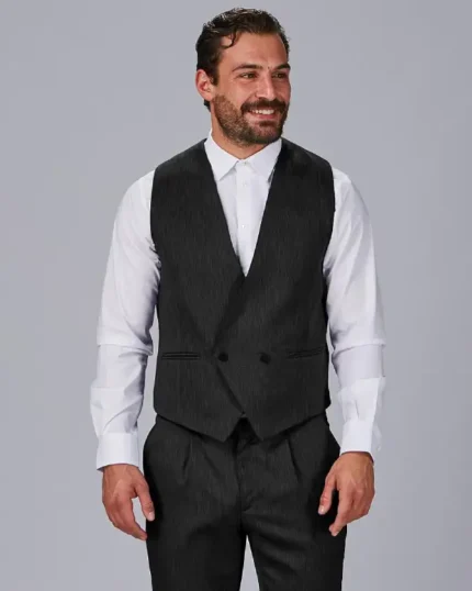 950018 chaleco hombre negro laboral