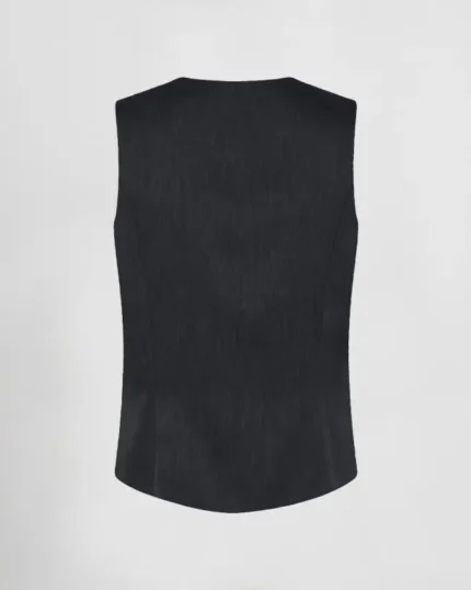950019 chaleco laboral negro mujer