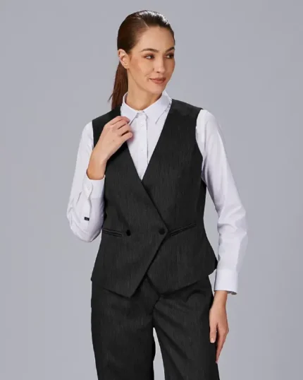 950019 chaleco trabajo negro mujer
