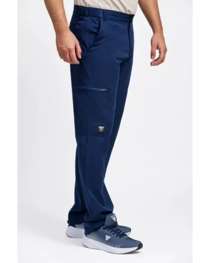 Pantalón de trabajo elástico B4040 con bolsillos y cremalleras