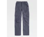 B4041 pantalon multibolsillos gris