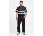 B4041 pantalon multibolsillos negro trabajo