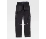 B4042 pantalon laboral negro elastico