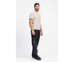 B4042 pantalon trabajo negro elastico