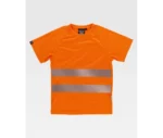 C3970 camiseta alta visibilidad naranja