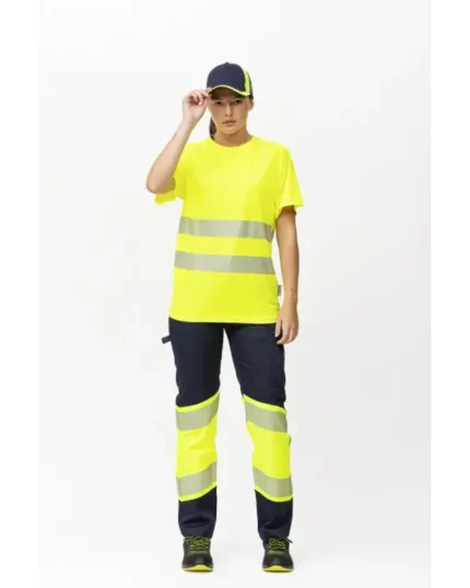 C3970 camiseta amarillo fluor reflectante
