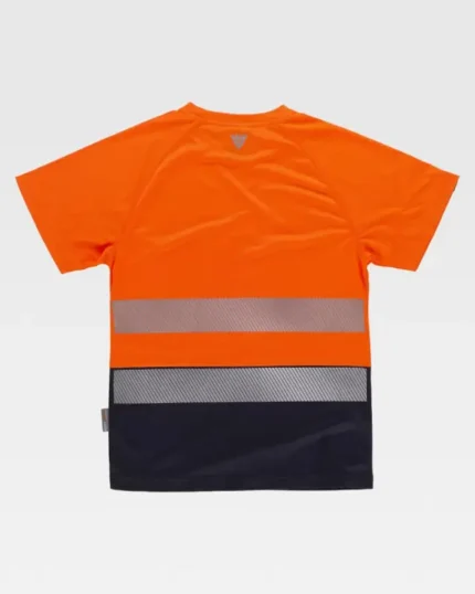 C3975 camiseta alta visibilidad naranja