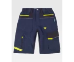 WF3017 bermuda trabajo elastica fluor