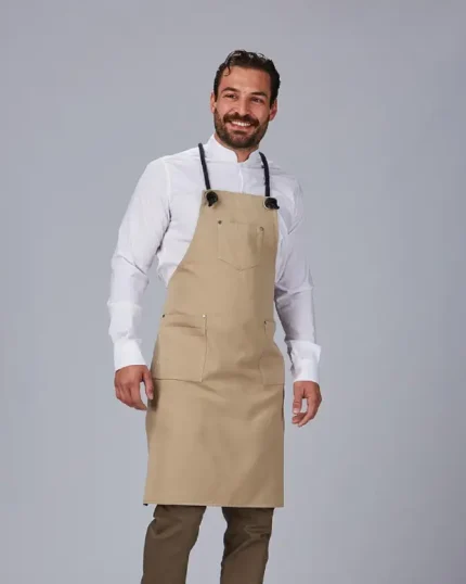 100033 delantal beige hosteleria