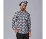 930043 chaqueta alcachofa estampada