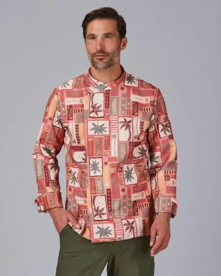 930043 chaqueta cocinero estampada