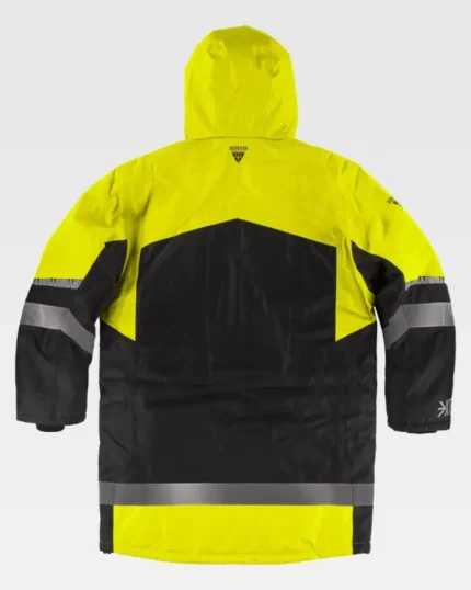 C7010 parka acolchada alta visibilidad