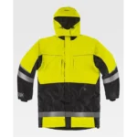 C7010 parka acolchada amarilla