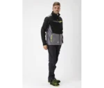 S7825 Chaqueta Workshell negro gris