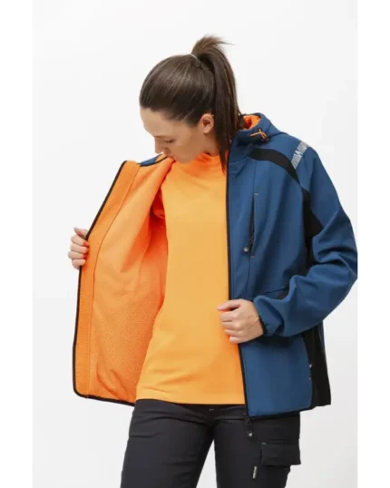 S7830 chaqueta azul reciclado