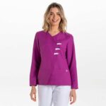 Chaqueta para estética y spa en manga larga