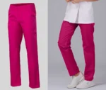pantalon sanitario goma garys 7733g fucsia
