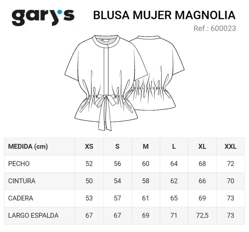600023 casaca mujer garys magnolia