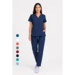 Ropa sanidad poliéster elástico pijama casaca pantalón B9140