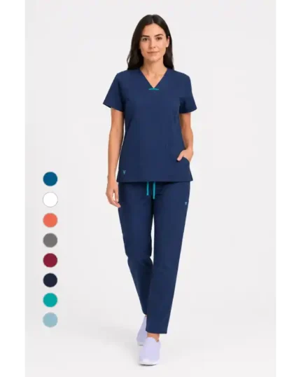 Ropa sanidad poliéster elástico pijama casaca pantalón B9140