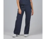 700077 pantalon mujer recto pinzas azul marino