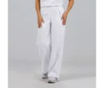 700077 pantalon mujer recto pinzas blanco