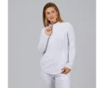 600085 casaca mujer cremallera blanca (1)
